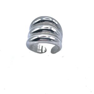 Anillo Dalia plateado - Imagen 2